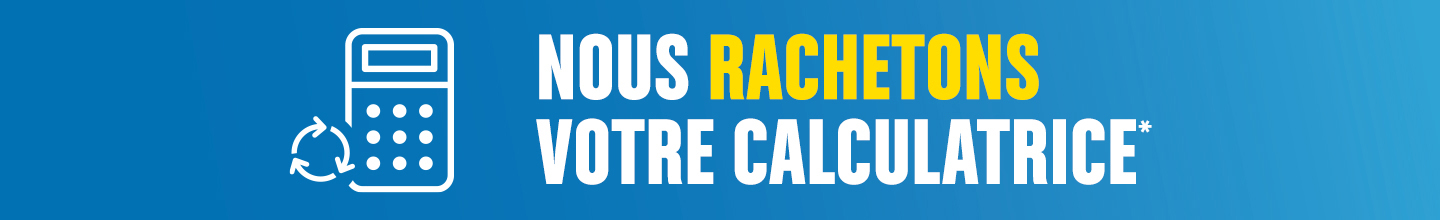 Bureau Vallée rachète votre calculatrice