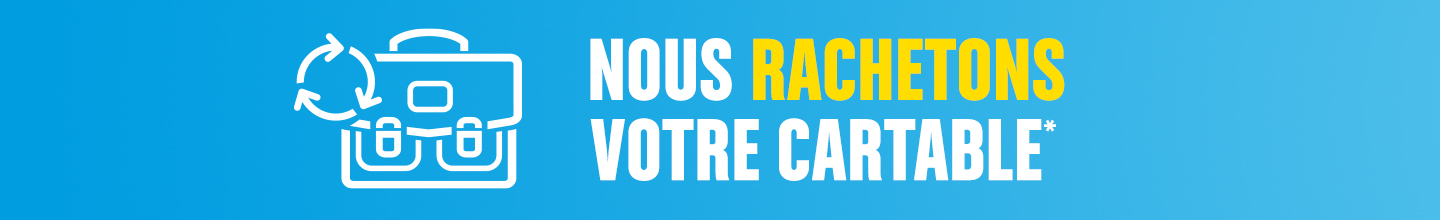 Bureau Vallée rachète vos cartables