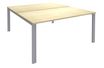 Bureau Bench IRIS - L180 cm - Plan de départ - Pieds aluminium - plateau imitation Erable