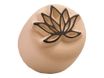 LaDot - Pierre pour tatouage éphémère - en céramique - taille S (2,2 x 2,2 cm) - fleur de lotus