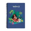 Cahier de texte Vaiana - 18x22 cm - bleu - Bagtrotter