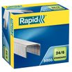 Rapid - Boîte de 5000 Agrafes 24/6 - jusqu'à 20 feuilles - acier galvanisé