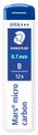 STAEDTLER Mars micro - Etui de 12 Mines pour porte mines - B - 0,7 mm