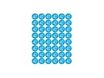 Apli Agipa - 192 Pastilles adhésives - étiquettes remise -40% - bleu