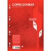 Calligraphe - copies doubles - 200 pages - A4 - grands carreaux (Seyes) - perforées