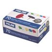 8411574800910-Milan - Punaises - métal plastifié - blanc, bleu, jaune, rouge, vert - pack de 70-P_615_1-0