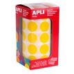 Apli - Gommettes rouleau - jaune