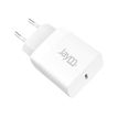 3701263522090-JAYM - Chargeur secteur - Fast Charge -30 Watt - blanc-Angle droit-0