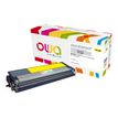 3112539623647-Cartouche laser compatible Brother TN326 - jaune - Owa K15785OW-Angle gauche-0