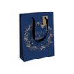 5033601505297-Clairefontaine - Sac cadeau - 26,5 cm x 14 cm x 33 cm - nuit étoilée bleu/or-Angle gauche-0