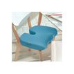 4002432129560-Leitz Ergo Cosy - Coussin de siège ergonomique - bleu calme-Angle gauche-4