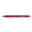 Pilot Frixion Ball Clicker - Pack de 12 rollers effaçables - 0,7 mm - rouge
