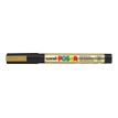 3296280033372-Uni POSCA PC-3M - Pack de 4 marqueurs - noir, argent, blanc, or-Angle gauche-5
