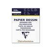 3329680960235-Clairefontaine - Bloc dessin - 20 feuilles - A4 - 224 gr - blanc-P_96023_1-0