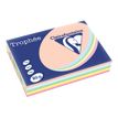 Clairefontaine Trophée - Papier couleur - A4 (210 x 297 mm) - 80 g/m² - Ramette de 500 feuilles - coloris pastels assortis
