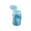 4006381415866-STABILO Easysharpener - Taille crayon - 3 trous - pour gaucher - bleu-Angle gauche-2