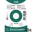 3130638108001-Exacompta - 40 Packs de 100 Fiches Bristol - A7 - lignées - non perforées - blanc--0