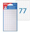 Apli Agipa - 539 Pastilles adhésives - blanc - diamètre 8 mm - réf 111830