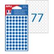 Apli Agipa - 462 Pastilles adhésives - bleu - diamètre 8 mm - réf 111832