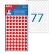 Apli Agipa - 462 Pastilles adhésives - rouge - diamètre 8 mm - réf 111833