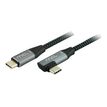 3700224767457-MCL Samar - Câble USB de type-C 3.1 - 24 pin USB-C pour 24 pin USB-C - 2 m - noir et gris-Angle droit-0