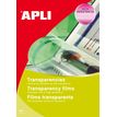 Apli Paper - Films transparents pour rétroprojecteur - A4 - 50 feuilles - impression jet d'encre