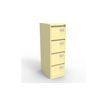 Classeur métallique pour dossiers suspendus - 4 tiroirs - H132 x L41 x P62 cm - beige
