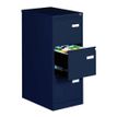 Classeur métallique monobloc professionnel - 3 tiroirs - H102 x L41 x P62 cm - anthracite