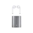 3571211451129-BigBen Metal Buds - Kit main libre - écouteur sans fil bluetooth - boitier noir-Avant-0