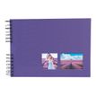 3130630150053-Exacompta Milano - Album photos 32 x 22 cm - 50 pages - violet-Avant-0