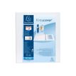 Exacompta Kreacover - Classeur à anneaux personnalisable - Dos 70 mm - A4 Maxi - blanc - 3 pochettes extérieures