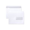 3329680160505-Clairefontaine Clairalfa - 250 Enveloppes C5 162 x 229 mm - 90 gr - fenêtre 45x100 mm - blanc - bande --1