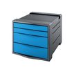 Esselte Vivida - Module de classement 4 tiroirs - bleu