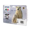 Epson 26XL Ours Polaire - Pack de 4 - noir, cyan, magenta, jaune - cartouche d'encre originale