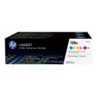 HP 128A - Pack de 3 - cyan, magenta, jaune - cartouche laser d'origine