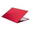 L'Agenda Moderne Satiny - Sous-main à rabat - 56 x 38 cm - rouge - Quo Vadis