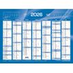 3371010201259-Quo Vadis - Calendrier bancaire 7 mois par face - 40,5 x 55 cm - bleu--0