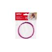 Apli - Kit artisanal de bijoux - 1.5 x 5 mm - rose - fil métallique