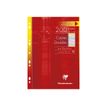 3329680471113-Clairefontaine - copies doubles - 200 pages - A4 - couleurs assorties - grands carreaux (Seyes)-Avant-0