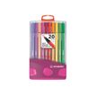 4006381548137-STABILO Pen 68 ColorParade - feutre - noir, vert, jaune, orange, brun, violet, vert clair, bleu d'outremer, rouge foncé, bleu prussien, lilas, gris foncé, bleu foncé, carmin, bleu turquoise, ocre foncé, azur, vert turquoise,-P_300031237_1-0