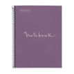 8422593060902-Notebook ECO EMOTIONS, carton recyclé, A4, quadrillage 5x5 mm, 80 feuilles de 1 couleur, Miquelrius, L--0
