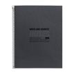 8422593060278-Notebook ECO DESIGN, Just Black, carton recyclé, A4, quadrillage 5x5 mm, 120 feuilles de 4 couleurs, M--0