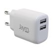 3701263503495-JAYM - Chargeur secteur - charge rapide - 2 USB - blanc-P_300050731_1-0