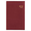 Agenda Lima Minister - 1 jour par page - 14,8 x 21 cm - bordeaux - Brepols