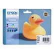 Epson T0556 Canard - Pack de 4 - noir, cyan, magenta, jaune - cartouche d'encre originale