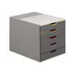 Durable Varicolor - Module de classement 5 tiroirs - multicolore