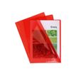 Exacompta - 100 Pochettes coin - A4 - 13/100 - rouge
