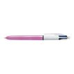 3086123307520-BIC 4 Couleurs Shine - stylo à bille - pack de 2-Angle gauche-0