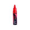 UNI CHALK - Marqueur craie - pointe biseau large - rouge