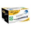 3086121751066-BIC VELLEDA 1751 - Pack de 12 - Marqueurs effaçables - pointe biseau - bleu-Angle gauche-0